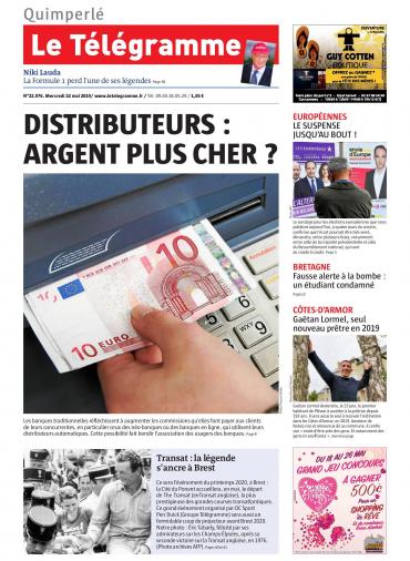 Le Télégramme (9 Editions) Du Mercredi 22 Mai 2019
