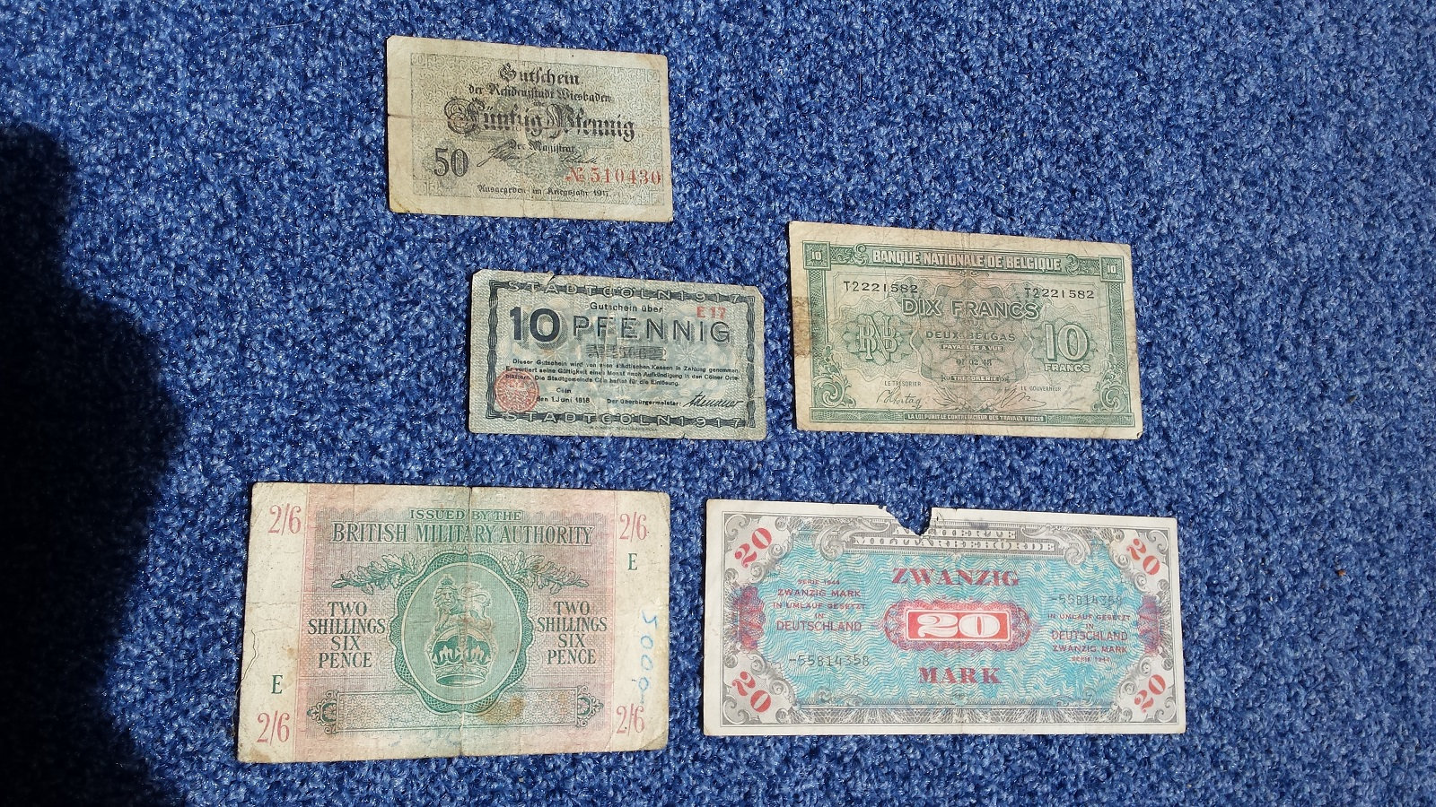 Billets divers 795z