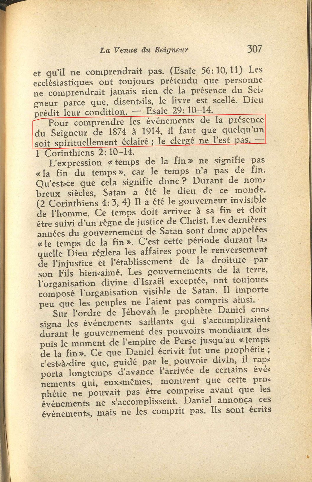 Les fausses prophéties par la Société watch tower - Page 2 Eeil