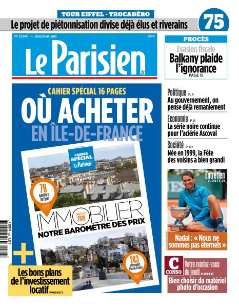 Le Parisien Du Jeudi 23 Mai 2019