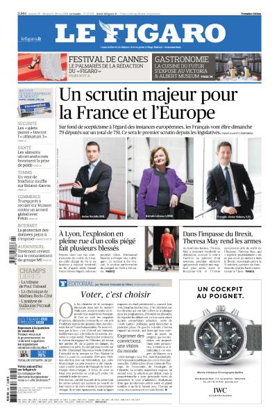 Le Figaro Du Samedi 25 & Dimanche 26 Mai 2019  
