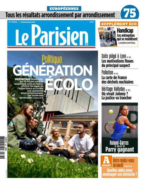 Le Parisien Du Mardi 28 Mai 2019 