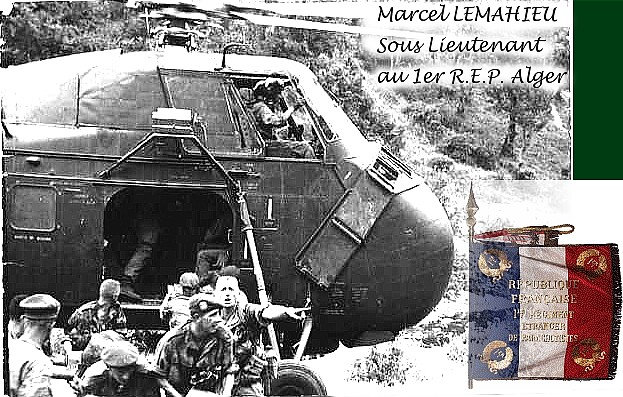 LEMAHIEU S/LNT 1er REP mort au combat le le 26-12-1959 à MARAGNA Douar Malou Kabylie en Algérie française Lfxv
