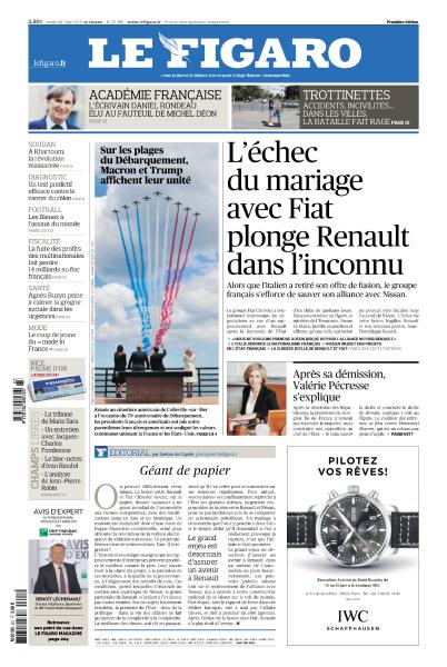 Le Figaro & LES SUPPLÉMENTS Du Vendredi 7 Juin 2019