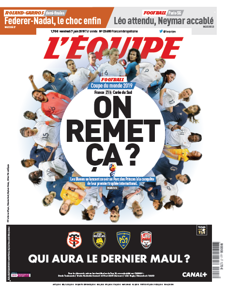 L'Équipe Du Vendredi 7 Juin 2019