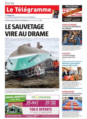Le Télégramme (9 Editions) Du Samedi 8 Juin 2019