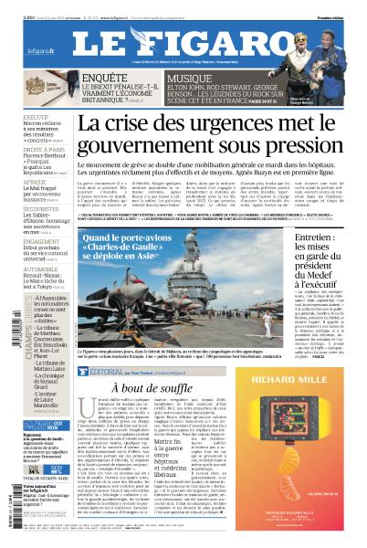 Le Figaro Du Mardi 11 Juin 2019