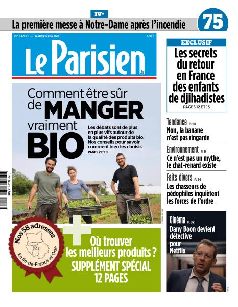 Le Parisien Du Samedi 15 Juin 2019