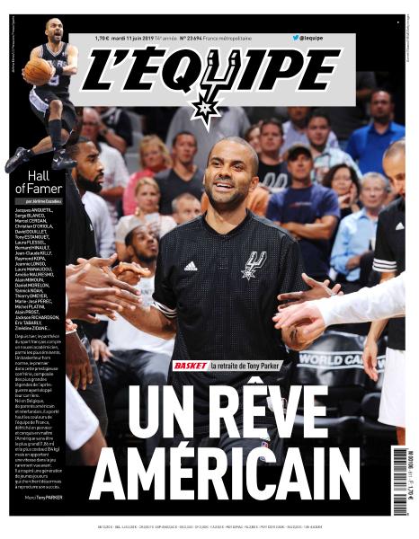 L'Équipe Du Mardi 11 Juin 2019