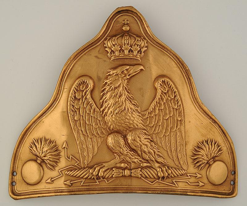 Plaque d'ourson de grenadier de la Garde Imperiale Premier Empire  ( avis ) Xjhd