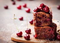 Brownie aux cerises  7e7d