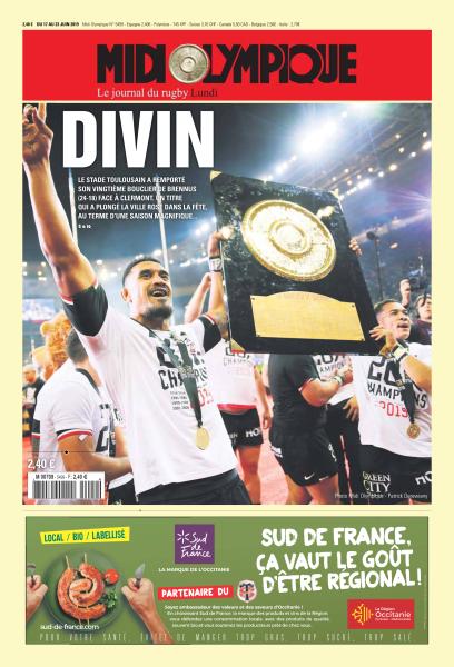 Midi Olympique Rouge Du Lundi 17 Juin 2019