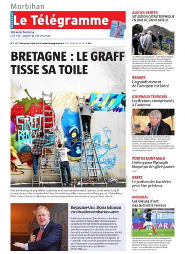 Le Télégramme (8 Éditions) Du Dimanche 23 Juin 2019