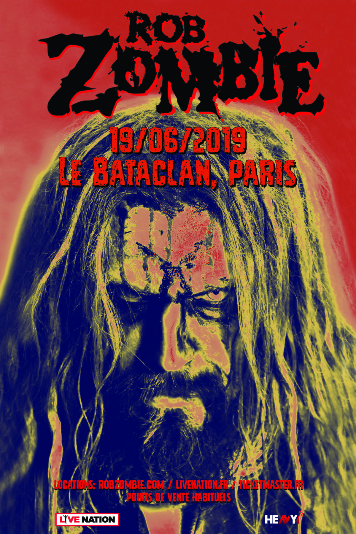 Rob Zombie  - Live au Bataclan, Paris - 19/06/2019