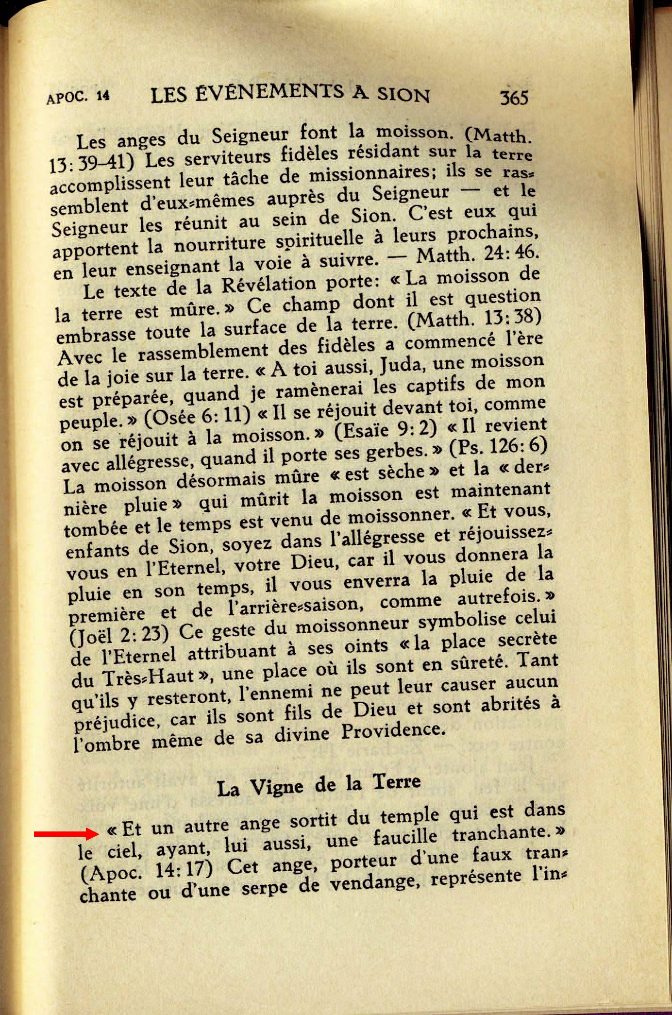 L'ange d' Apocalypse 14:17 = Charles Russell, NON, = Jésus As3y