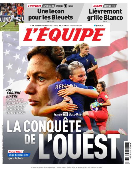 L'Équipe Du Vendredi 28 Juin 2019