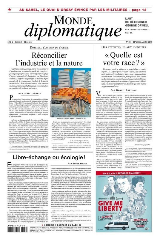 Le Monde Diplomatique - Juillet 2019 (pdf, epub, azw3)
