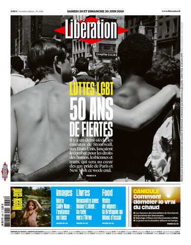 Libération Du Samedi 29 & Dimanche 30 Juin 2019