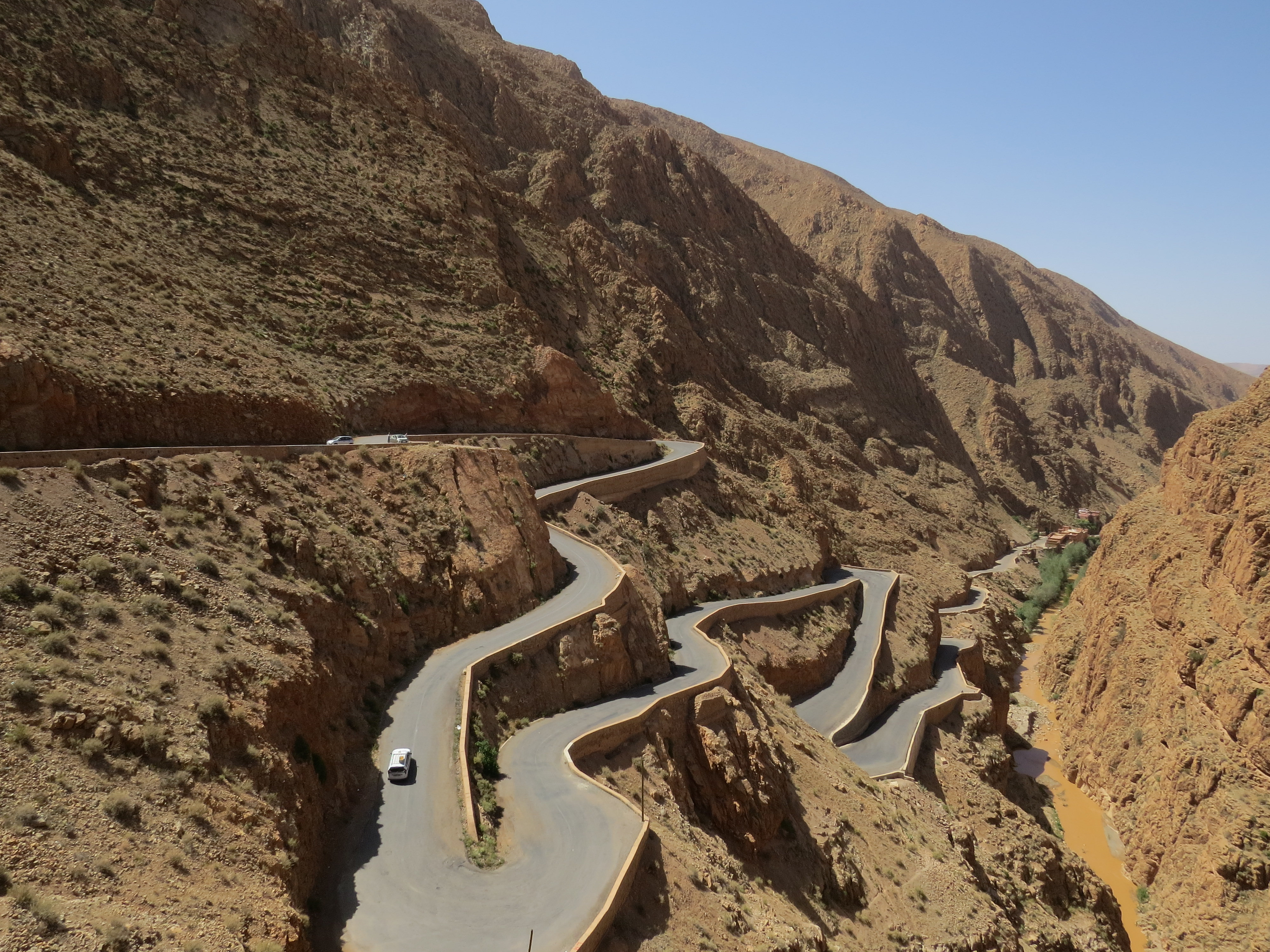 Route gorges Dadès Maroc