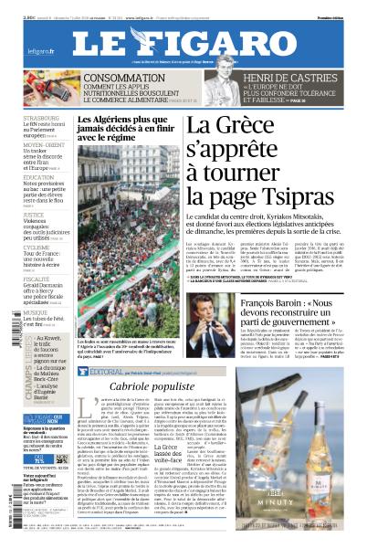 Le Figaro Du Samedi 6 & Dimanche 7 Juillet 2019