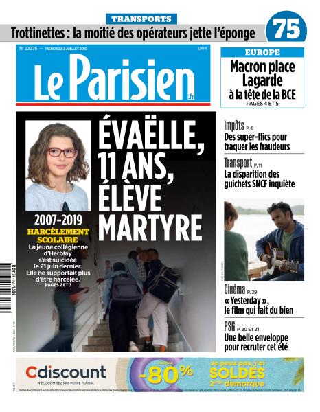  Le Parisien Du Mercredi 3 Juillet 2019