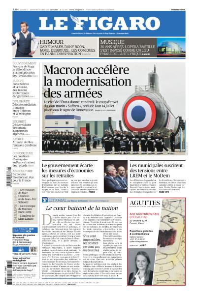 Le Figaro Du Samedi 13 & Dimanche 14 Juillet 2019