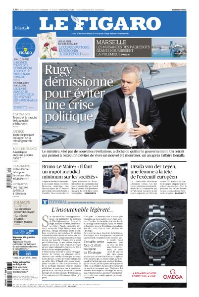 Le Figaro Du Mercredi 17 Juillet 2019