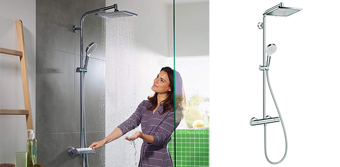 Visuel ambiance colonne de douche Crometta e 240 hansgrohe