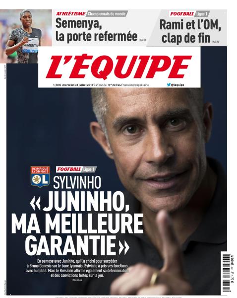 L'Équipe Du Mercredi 31 Juillet 2019