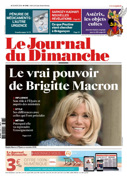Le Journal Du Dimanche 18 Août 2019