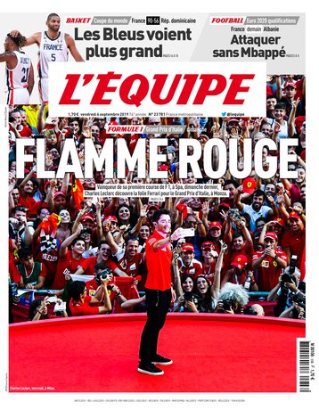 L'Équipe Du Vendredi 6 Septembre 2019