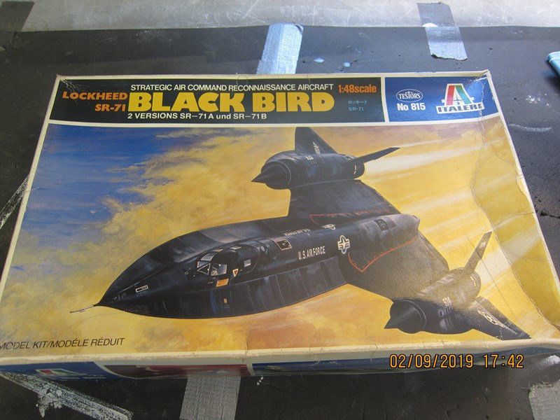 [ITALERI] LOCKHEED SR 71 BLACKBIRD Réf 815 J1ea