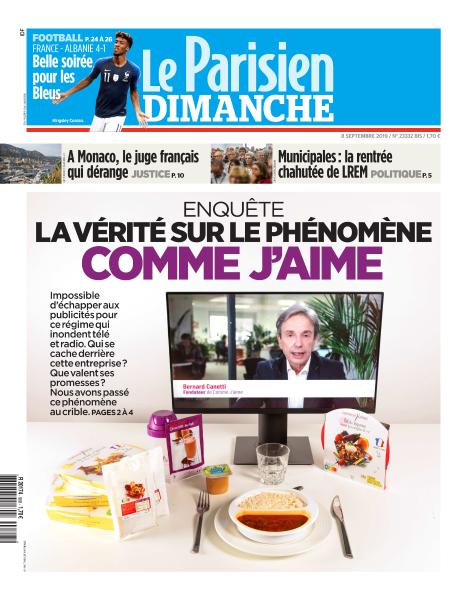  Le Parisien Du Dimanche 8 Septembre 2019