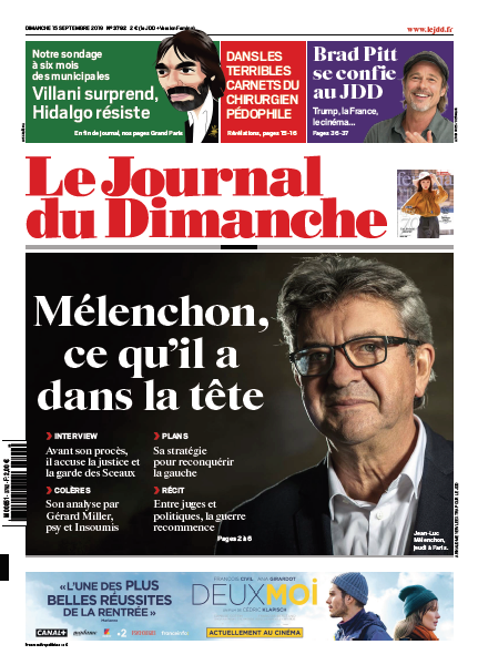 Le Journal Du Dimanche 15 Septembre 2019