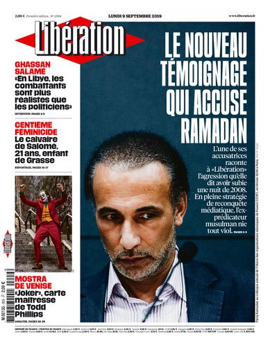 Libération Du Lundi 9 Septembre 2019
