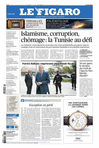 Le Figaro Du Samedi 14 & Dimanche 15 Septembre 2019