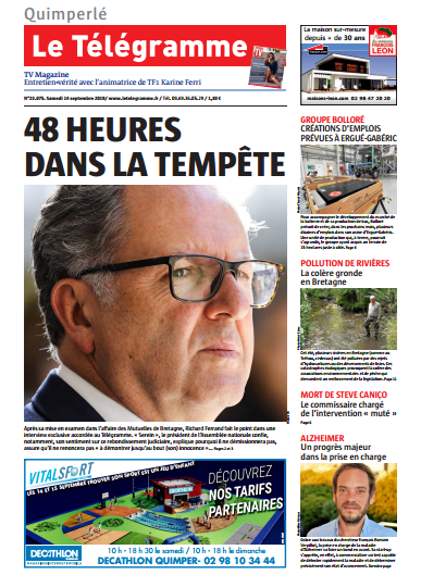 Le Télégramme (7 Editions) Du Samedi 14 Septembre 2019