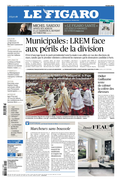 Le Figaro Du Lundi 9 Septembre 2019