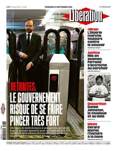 Libération Du Vendredi 13 Septembre 2019