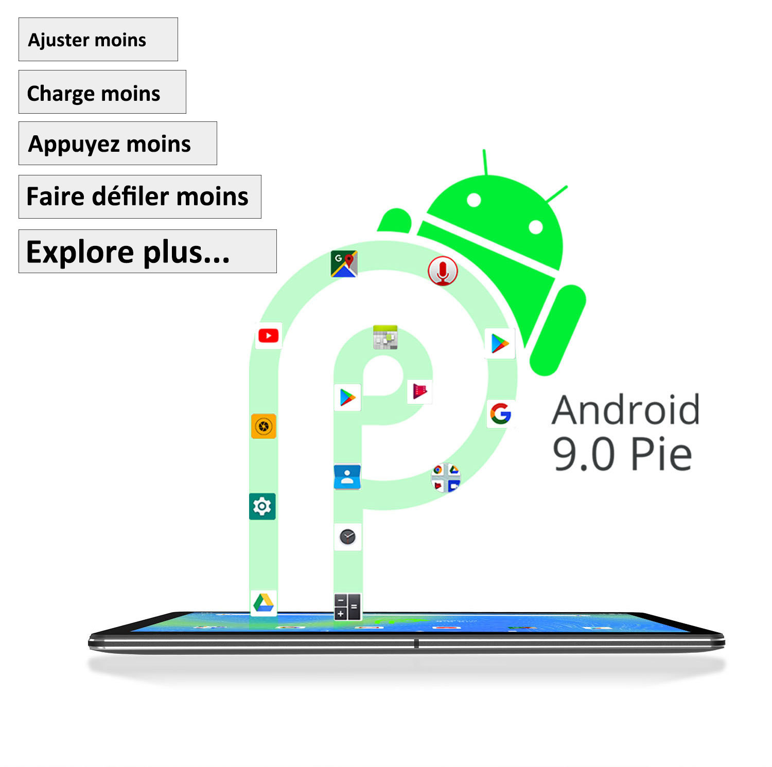 T10: Dernière Tablette Tactile Android 9.0
