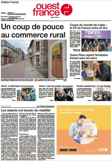 Ouest-France Édition France Du Samedi 21 Septembre 2019