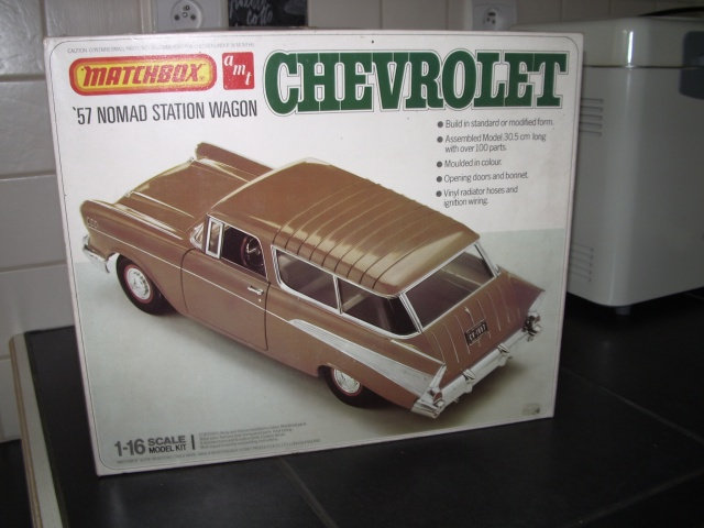 chevrolet nomad station wagon 1957 de chez AMT/MATCHBOX  au 1/16  0tch