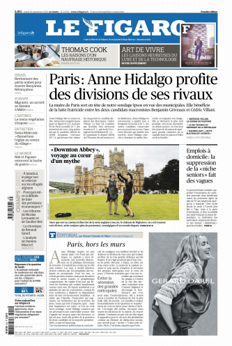 Le Figaro Du Mardi 24 Septembre 2019