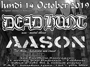 [Toulouse - 14-10-2019] DEADHUNT + AASON Vt1d