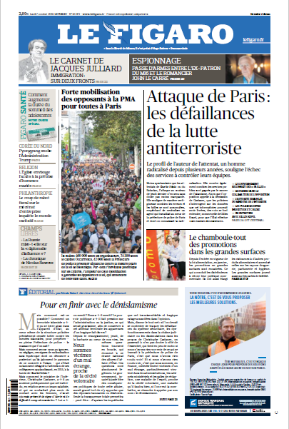 Le Figaro Du Lundi 7 Octobre 2019