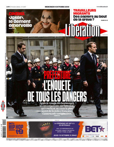Libération Du  Mercredi 9 Octobre 2019