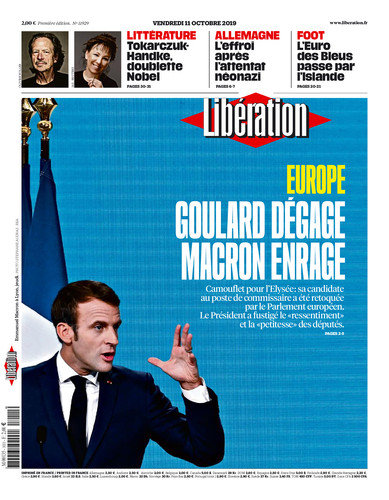 Libération Du Vendredi 11 Octobre 2019