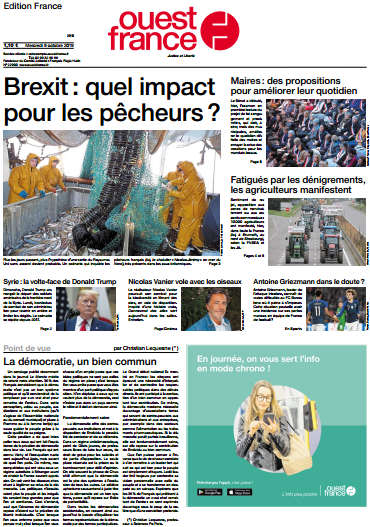 Ouest-France Édition France Du Mercredi 9 Octobre 2019