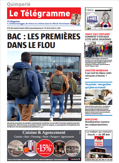  Le Telegramme (9 Editions) Du Samedi 19 Octobre 2019