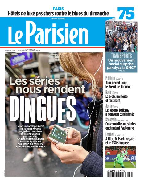 Le Parisien Du Samedi 19 Octobre 2019